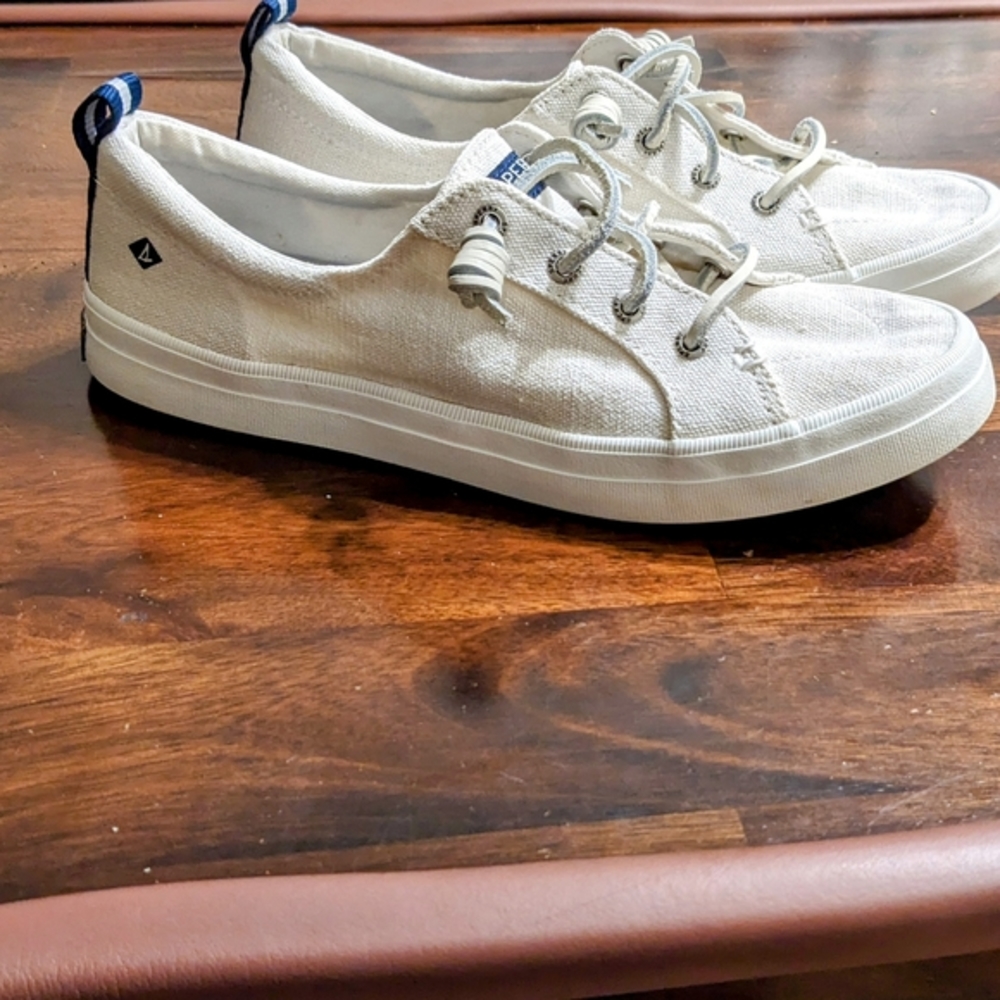 Women' White Sperry Topsider Crest Vibe Sneaker